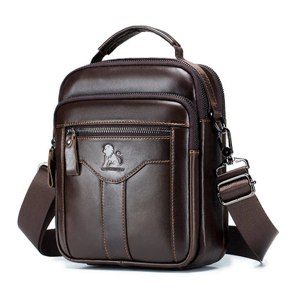 Crossbody Shoulder Bag – Sleek Urban Leather & Functional with Multi-Pocket for Everyday Use