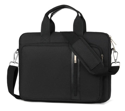 Laptop Sleeve & Shoulder Bag – Extra Foam Protection, Luggage Belt, and Water-Resistant Design – Fits MacBook, ASUS, Lenovo, Dell & Huawei