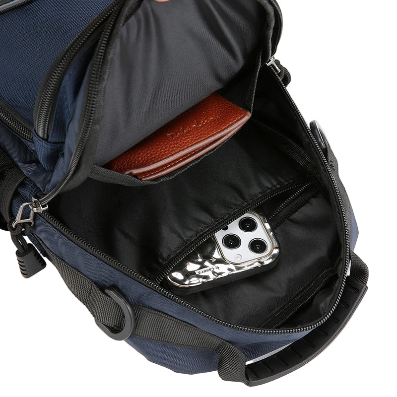 Sling Crossbody Shoulder Bag – Adjustable Strap with Multiple Pockets for Everyday Convenience