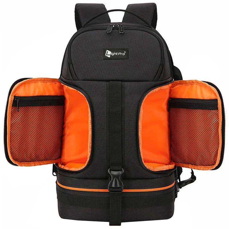 Large Waterproof DSLR Camera Backpack – Outdoor-Ready with 15.6" Laptop Slot – Durable Oxford Cloth & High Capacity