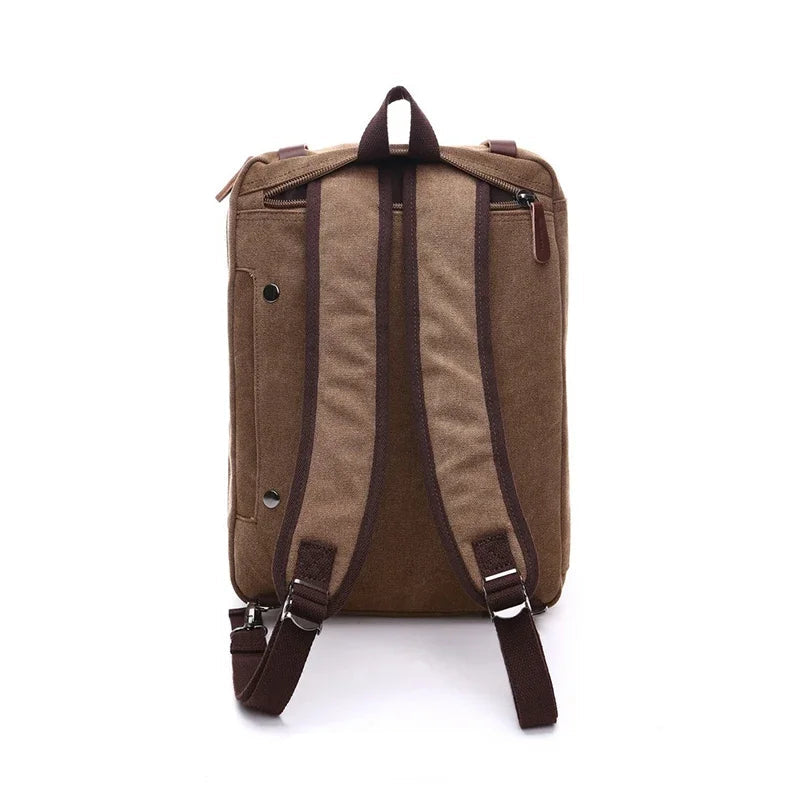 Vintage 17-Inch Laptop Messenger Bag – Ultralight Shoulder Bag with Multiple Compartments & Sleek Design – Business & Everyday Backpack