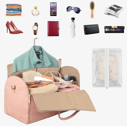 Travel Duffel Bag with Built-In Garment Compartment – Lightweight, Stylish & Versatil