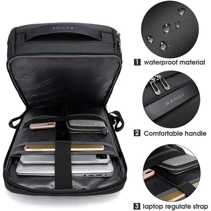 Business Laptop Backpack - 17 Inch - USB port - Sleek & Structured Design
