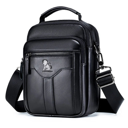Crossbody Shoulder Bag – Sleek Urban Leather & Functional with Multi-Pocket for Everyday Use