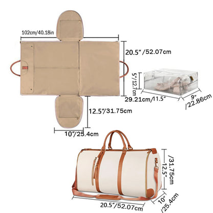 Travel Duffel Bag with Built-In Garment Compartment – Lightweight, Stylish & Versatil