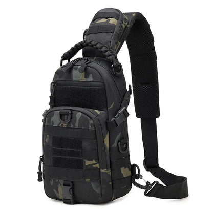 Tactical Sling Crossbody Bag – Durable Outdoor Shoulder Pack for Hiking, Cycling, Climbing & Fishing – Adjustable Strap & Multiple Pockets