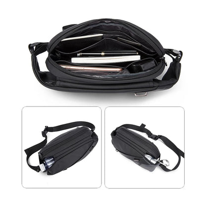 Waterproof Crossbody Shoulder Bag – Multifunction Design with Multiple Pockets