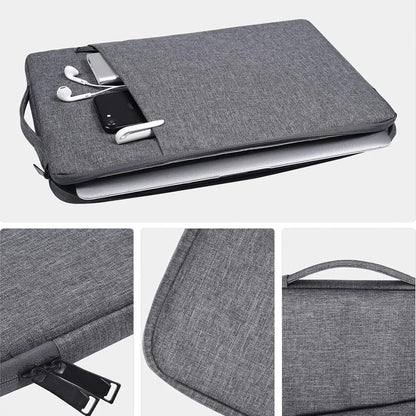 Easy Travel 15 Inch Laptop Sleeve Extra Front Pocket - Lightweight & Practical Design