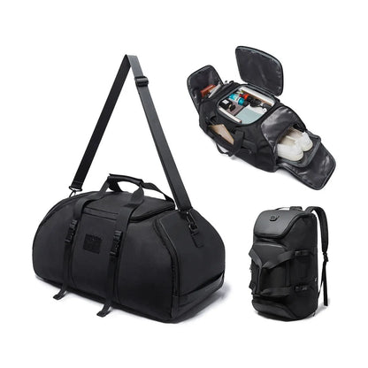 Large Sports Gym Duffel Bag – Backpack Combination with Multiple Pockets