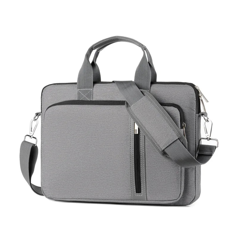 Laptop Sleeve & Shoulder Bag – Extra Foam Protection, Luggage Belt, and Water-Resistant Design – Fits MacBook, ASUS, Lenovo, Dell & Huawei