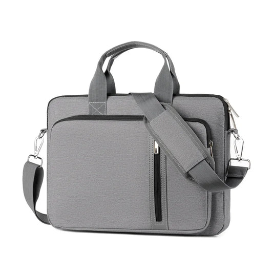 Laptop Sleeve & Shoulder Bag – Extra Foam Protection, Luggage Belt, and Water-Resistant Design – Fits MacBook, ASUS, Lenovo, Dell & Huawei