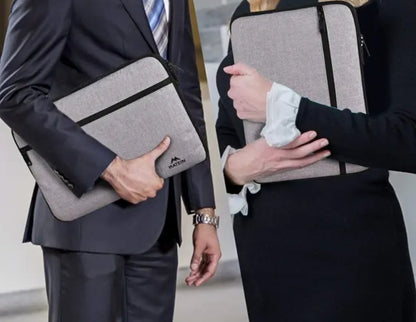 Matein 14-Inch Laptop Sleeve - Water Resistant & Stylish with Soft Lining – Fits MacBook Air/Pro – Grey