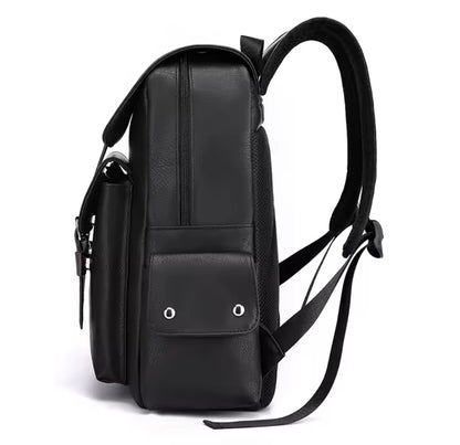 Vintage Backpack Messenger Bag with Buckle Closure – Timeless & Versatile Design