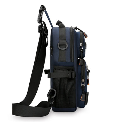 Sling Crossbody Shoulder Bag – Adjustable Strap with Multiple Pockets for Everyday Convenience