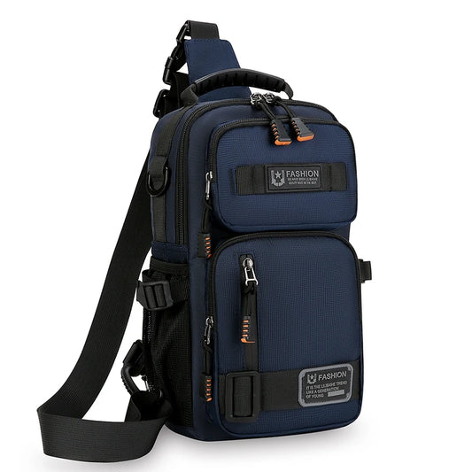 Sling Crossbody Shoulder Bag – Adjustable Strap with Multiple Pockets for Everyday Convenience