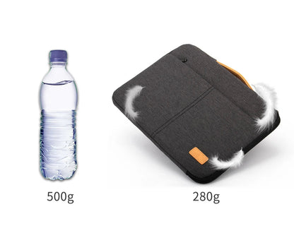 Classic Water-Resistant Laptop Sleeve with Extra Pockets – Slim & Protective Design