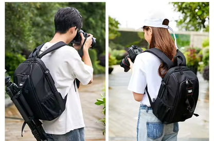 Professional Camera Backpack – Waterproof, High-Capacity DSLR Bag with Tripod Holder