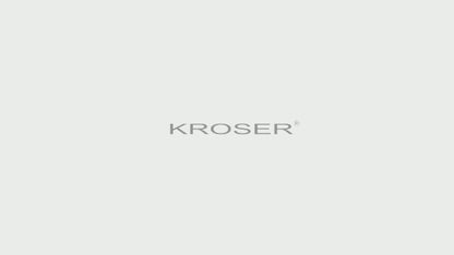 KROSER Women’s 15.6-Inch Stylish Laptop Handbag, Waterproof & Lightweight Tote with USB Port – Black