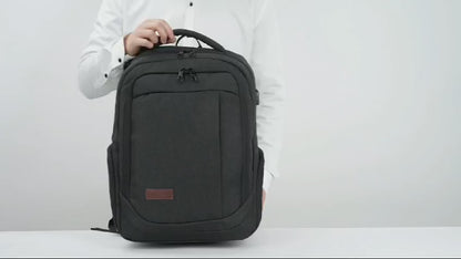 Kroser 17-Inch Laptop Backpack – Lightweight, Water-Resistant - USB Port & RFID Pockets – Unisex