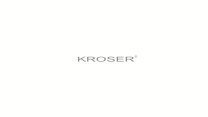 Kroser 17-Inch Laptop Trolley Lightweight Business Travel Case with RFID Blocking - Anti Theft Features & Water-Repellent Design - Black